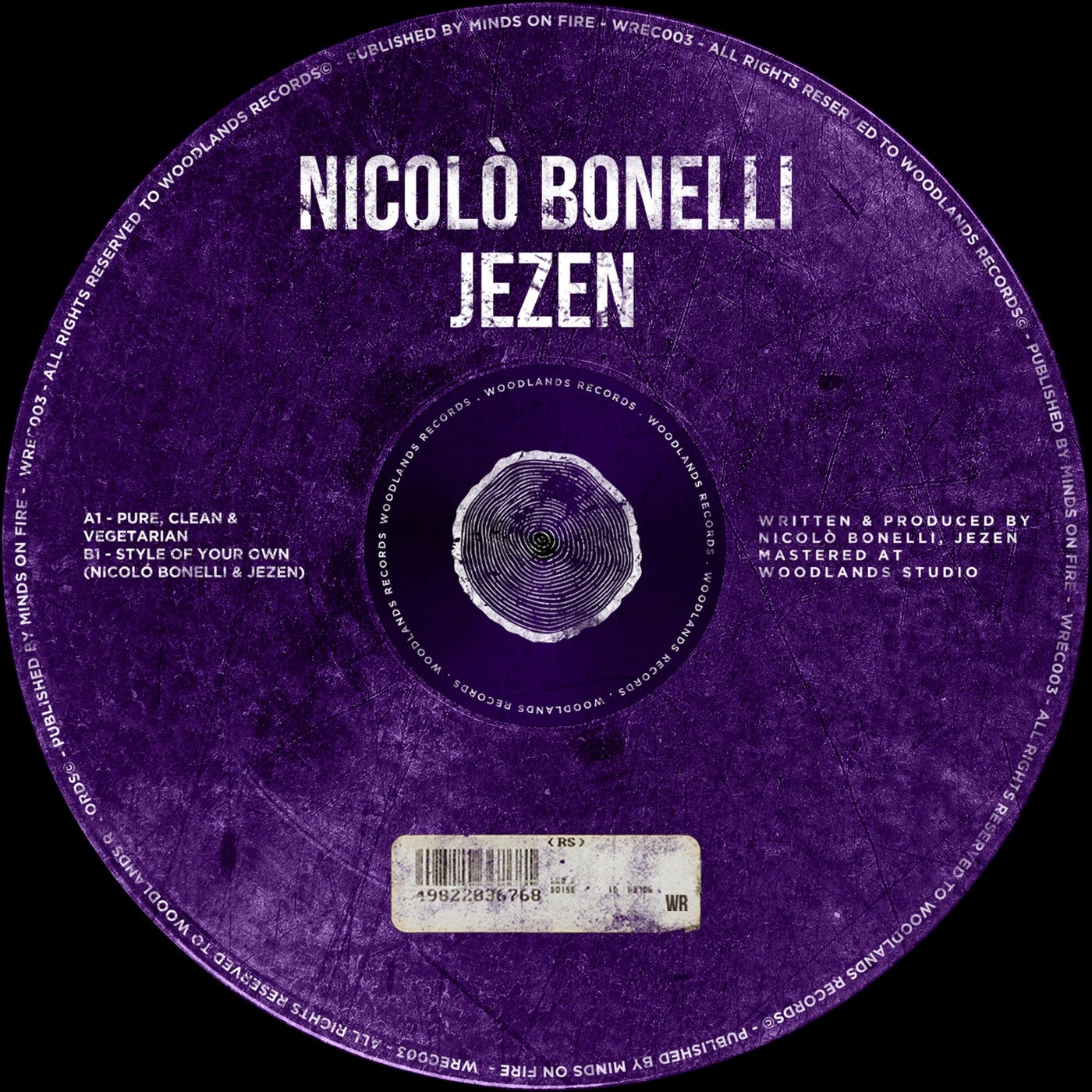 Jezen, Nicoló Bonelli - Pure, clean & vegetarian EP [WREC003E]